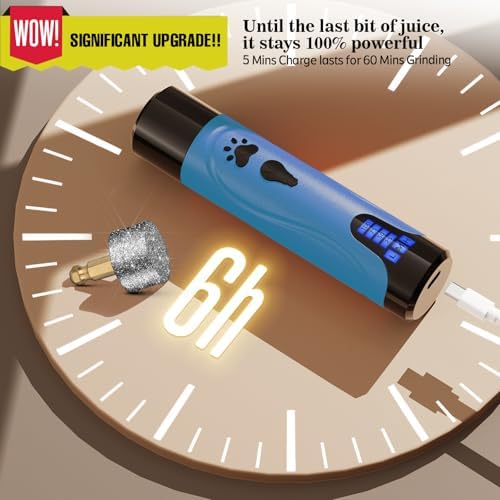 YABIFE Dog Nail Grinder, Dog Nail Trimmers and Clippers Kit, Super Quiet - Image 2