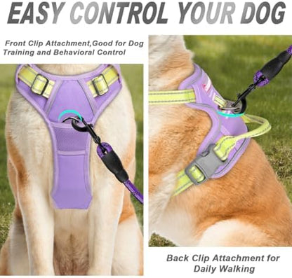 BARKBAY Dog Harness No Pull for Medium Sized Dog Front Back Clips, Dog Vest - Image 2