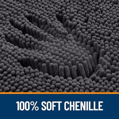 OLANLY Large Bathroom Rugs 40x32, Extra Soft Absorbent Chenille Bath Rugs - Image 3