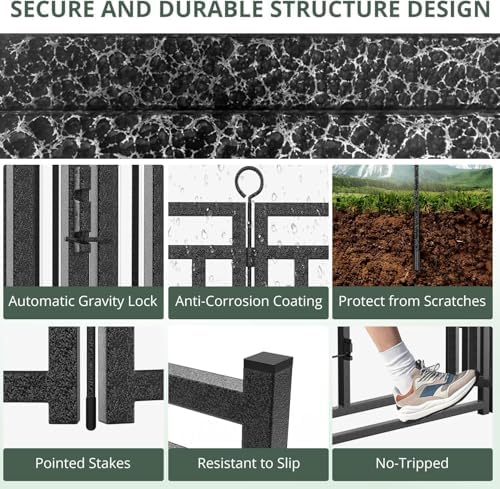 Thickened Outdoor Dog Fence, 24 Panels - Image 5