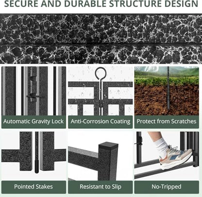 Thickened Outdoor Dog Fence, 24 Panels - Image 5