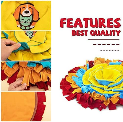 AWOOF Pet Snuffle Mat for Dogs, Interactive Feed Game for Boredom, Encourages - Image 4