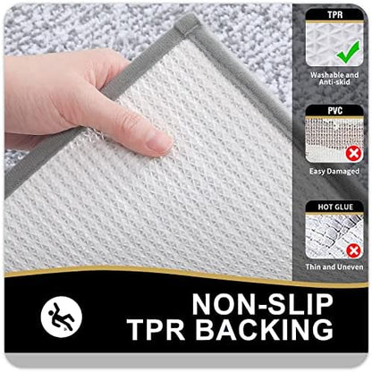 OLANLY Bathroom Rugs 36x24, Soft Absorbent Microfiber Bath Rugs - Image 5