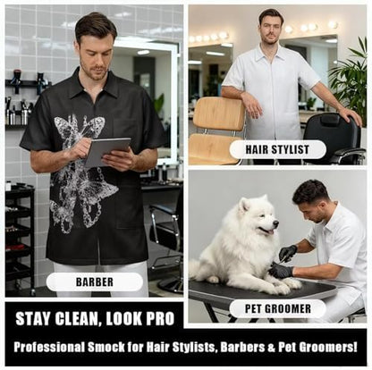 Men’s Pet Barber Jacket, Professional Design Water & Hair Proof - Image 5