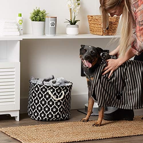 Bone Dry Pet Grooming Towel Collection Absorbent Microfiber X-Large, Striped - Image 5