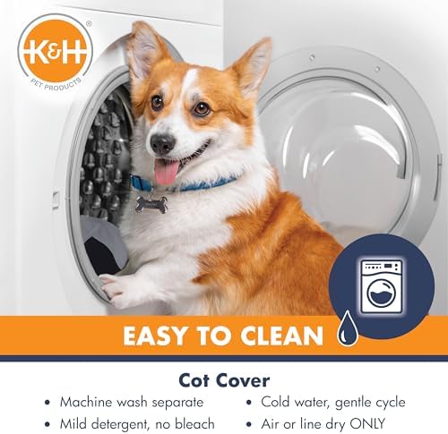 K&H Outdoor Elevated Dog Bed for Small & Medium Pets, Medium 32x25in - Image 6