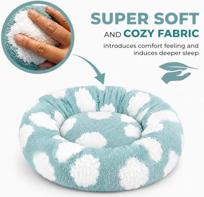 Whiskers & Friends Cat Beds for Indoor Cats & Small Dog, Fluffy Cat Bed - Image 5