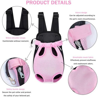 Pet Carrier Backpack, Adjustable Pet Front Carriers - Image 3