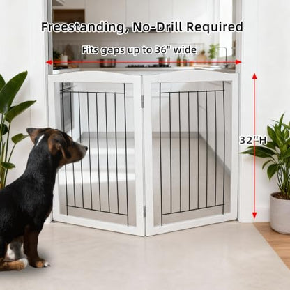 ZJSF Freestanding Foldable Dog Gate - Image 2