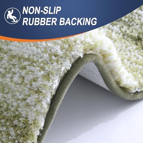 OLANLY Large Bathroom Rugs 50x30, Extra Soft Absorbent Microfiber Bath Rugs - Image 5