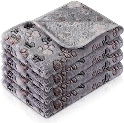 Tatuo 4 Pcs Fleece Dog Blankets by Tatuo