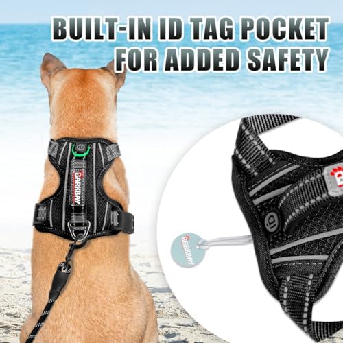 BARKBAY No Pull Dog Harness Large Reflective Dog Harness - Image 2