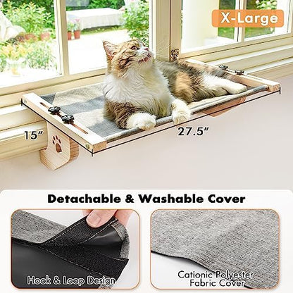 AMOSIJOY Cat Windowsill Perch - Image 2