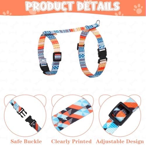 2 Pack Cat Harness and Leash Set Escape Proof Adjustable Cat Harness - Image 3