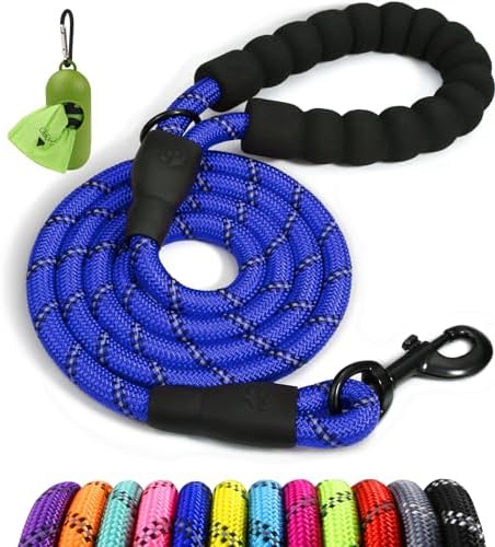 Taglory Rope Dog Leash for Medium Large Dogs, 6 FT Padded Handle by Taglory