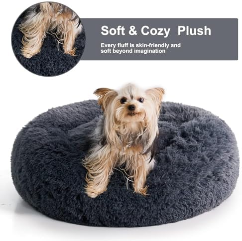 WNPETHOME Large Round Calming Dog Bed Cat Bed - Image 3
