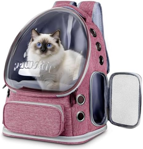 Cat Backpack Carrier Clear Bubble Window by pawstrip