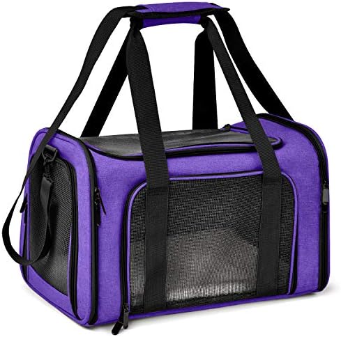 Henkelion Pet Carrier for Small Medium Cats Dogs Puppies up to 15 Lbs, Airline by Henkelion