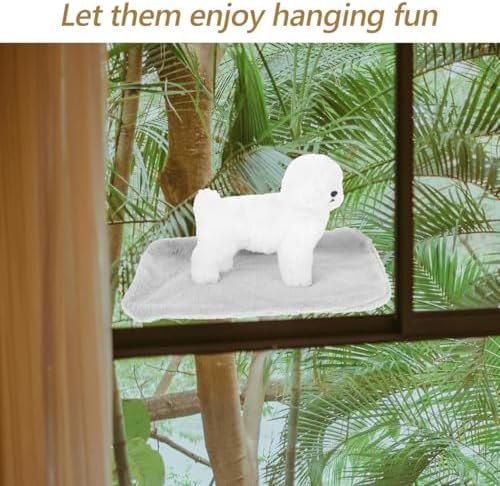 Mipcase Cat Hammock Replacement Cover Plush Dark Grey - Image 2