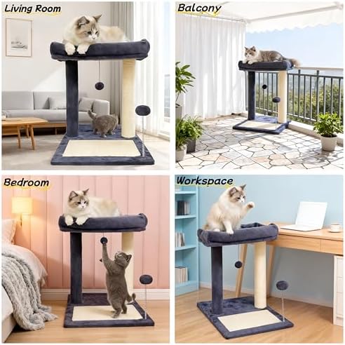 Cat Scratching Post, 19.69" H Cat Tree - Image 2