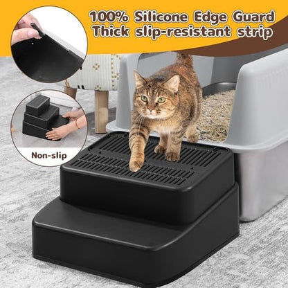 BALAPET Adjustable 3 Steps Litter Box Ramp - Image 3