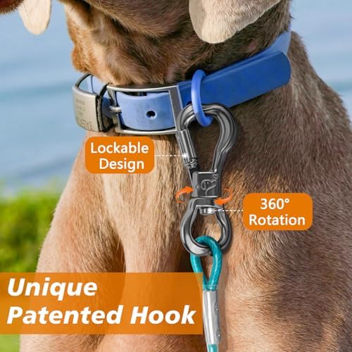 XiaZ Dog Tie Out Cable, Dog Leads - Image 2