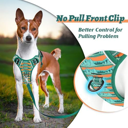 HEELE Dog Harness, No Pull Adjustable Padded Reflective Harness - Image 4