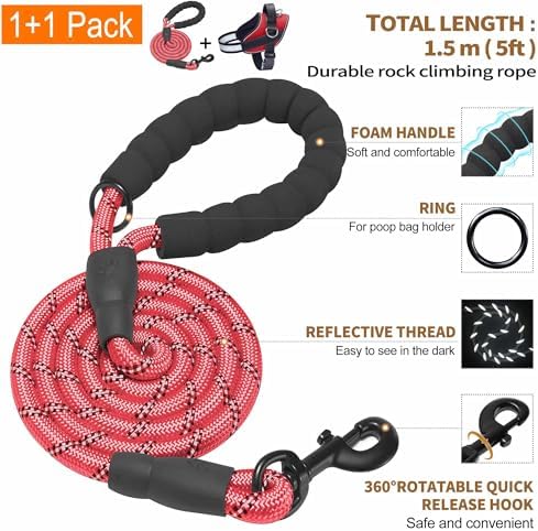 Haapaw Essential Dog Harness, No Pull Pet Vest - Image 5
