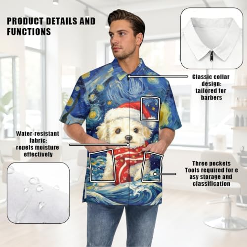 Funny Print Barber Jackets & Smocks - Image 7