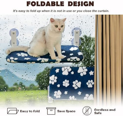 Cute Cat Window Perch, Foldable Cat Window Hammock - Image 5