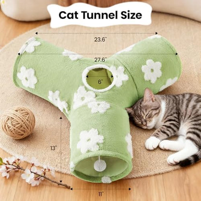 Tempcore Cat Tunnel, 3-Way Collapsible Toy - Image 2