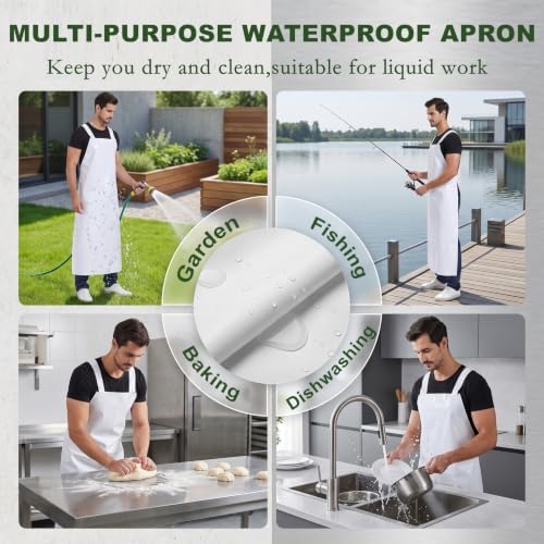 Nanxson Adjustable Waterproof Apron, Work Apron - Image 6