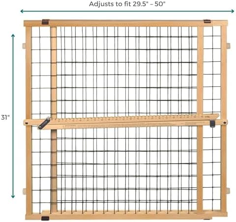 MYPET Wire Mesh Dog Gate: 29.5"-50" Wide, Pressure Mounted - Image 5
