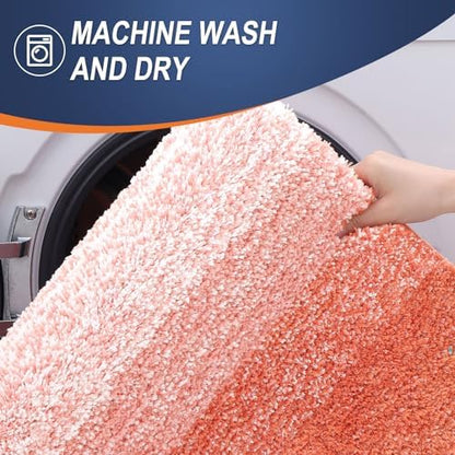 OLANLY Large Bathroom Rugs 44x32, Extra Soft Absorbent Microfiber Bath Rugs - Image 6