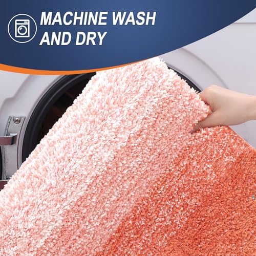 OLANLY Large Bathroom Rugs 50x30, Extra Soft Absorbent Microfiber Bath Rugs - Image 6
