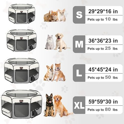 Aivituvin Dog Playpen Foldable Pet Play Pens - Image 5