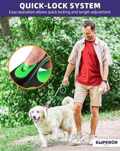 Emperor Pets Retractable Dog Leash, 16 ft - Image 3