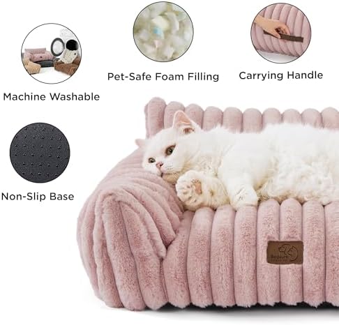 Bedsure ComfyFleece® Shown on TV Fluffy Cat Couch - Image 5