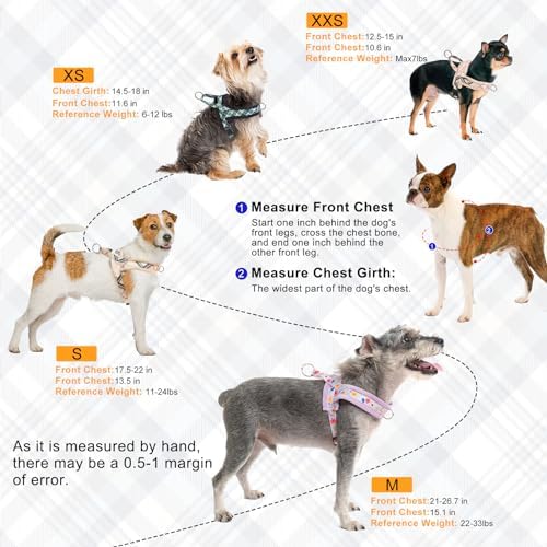 BEAUTYZOO No Pull Medium Dog Harness and Leash Set, Soft Puppy Vest Harness - Image 4
