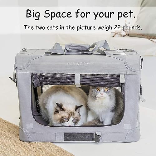 Extra Extra Large Cat Carrier Soft Sided, Portable Small Dog Carrier - Image 5