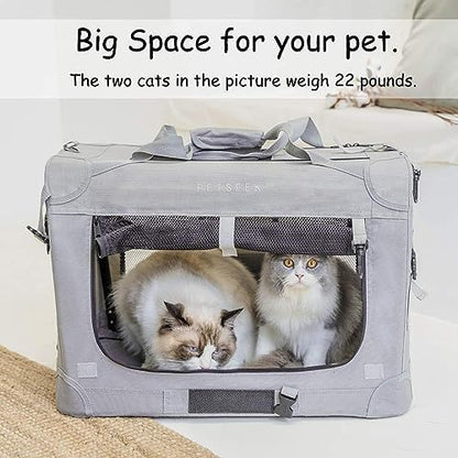 Extra Extra Large Cat Carrier Soft Sided, Portable Small Dog Carrier - Image 5