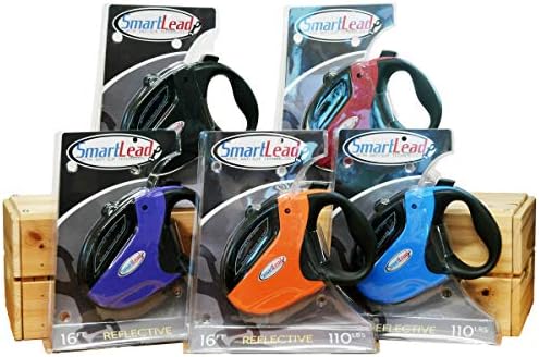 SmartLead Retractable Dog Leash, 16 ft, Reflective, Heavy Duty - Image 3