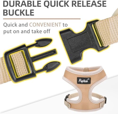 PUPTECK Small Dog Harness and Leash Set No Pull - Image 4