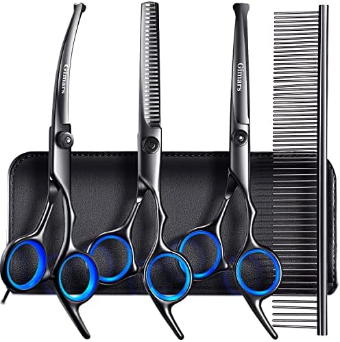 Gimars Dog Grooming Scissors Kit Professional 4CR by Gimars