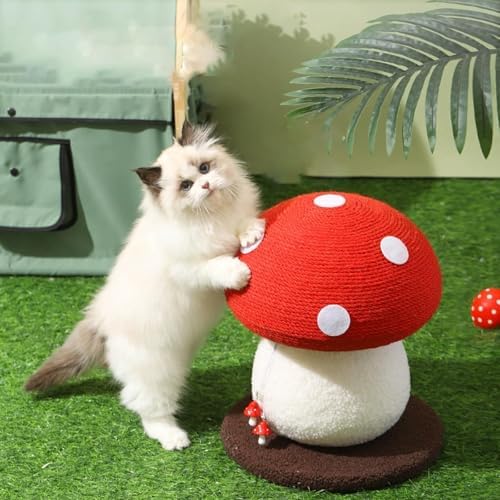 Mushroom Cat Scratcher, Sisal Cat Scratching Post - Image 2