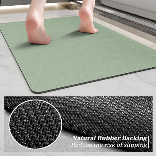 Long Bath Rugs 47x17-Diatomaceous Earth Stone Bath Mats - Image 4