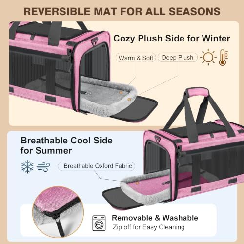 Soft Sided Cat Carrier for Anxious Pets - Image 5