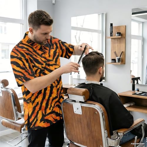 Funny Print Barber Jackets & Smocks - Image 2