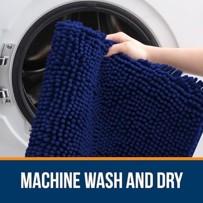 OLANLY Large Bathroom Rugs 40x32, Extra Soft Absorbent Chenille Bath Rugs - Image 5