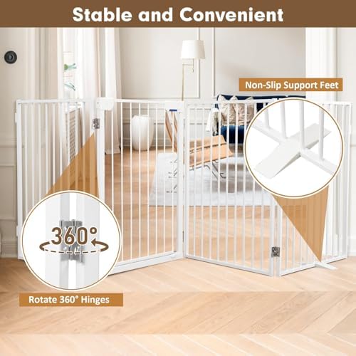 Metal Freestanding Dog Gates - Image 5